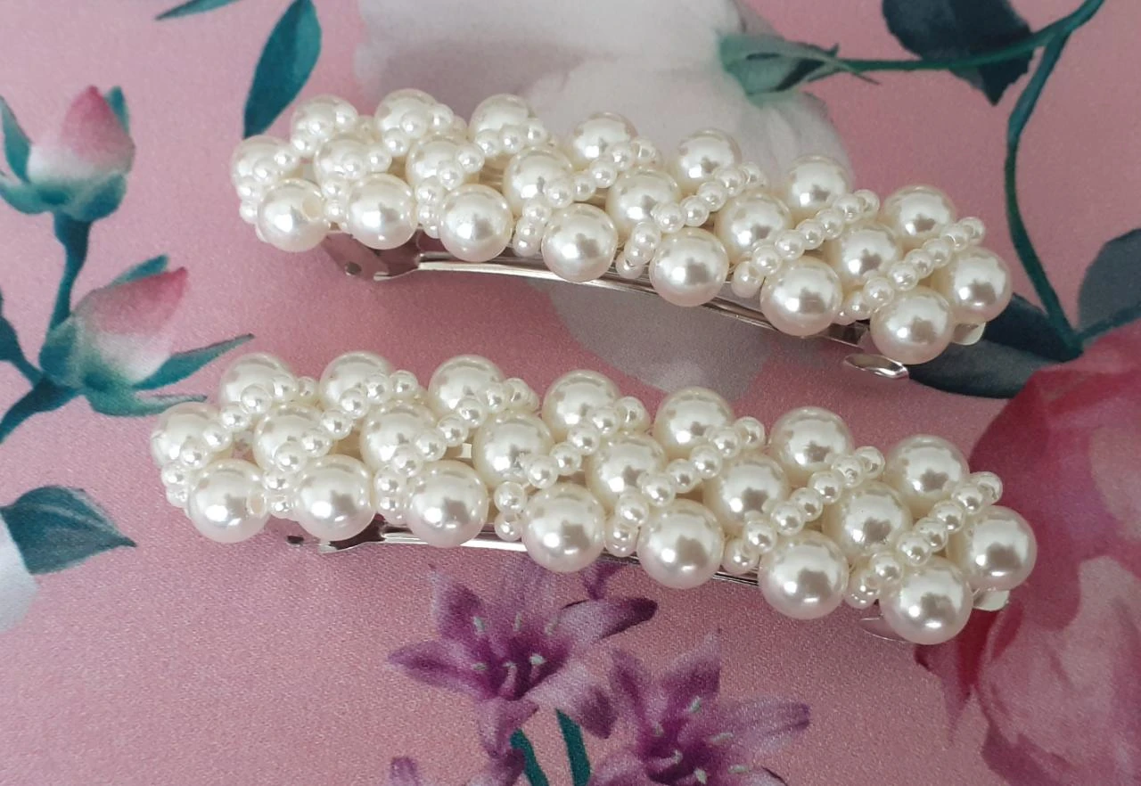 haarspeld set vintage look elegante parels Zenner